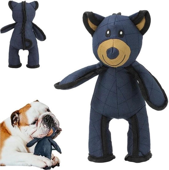 Nuovo giocattolo per cani in peluche resistente - giocattolo con suono per cani con peluche placcato