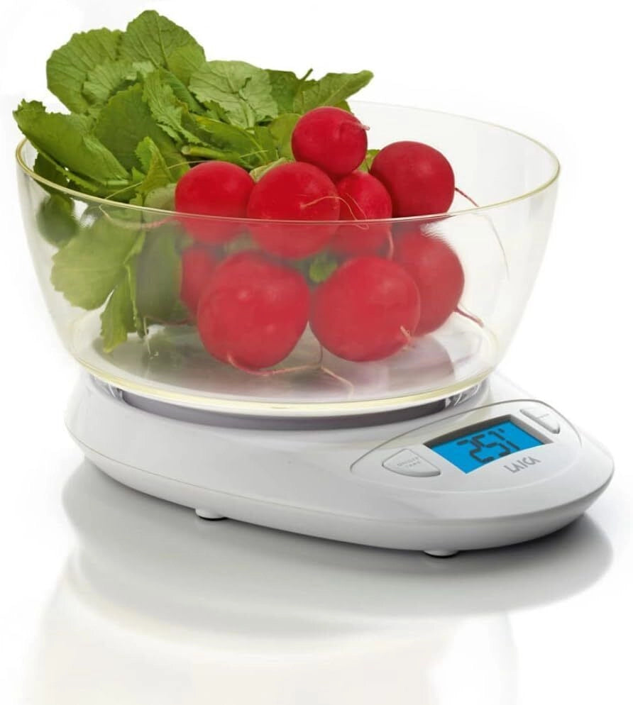 Laica KS1019 bilancia da cucina Bianco Superficie piana Bilancia da cucina elettronica