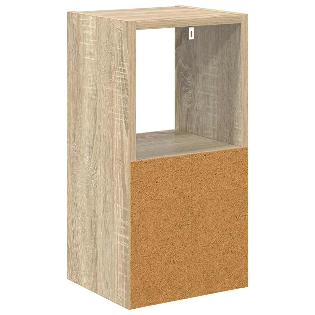 Set di 2 Comodini | Armadio da Notte | Mobiletto da notte con cassetto Rovere Sonoma 25,5 x 22 x 49,5 cm