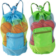 Borsa da Spiaggia Opportuna - 2x Borse da Spiaggia per Bambini - Cinturino Regolabile - Materiale Polyester - 48x24cm - Leggera - Borsa da Sport