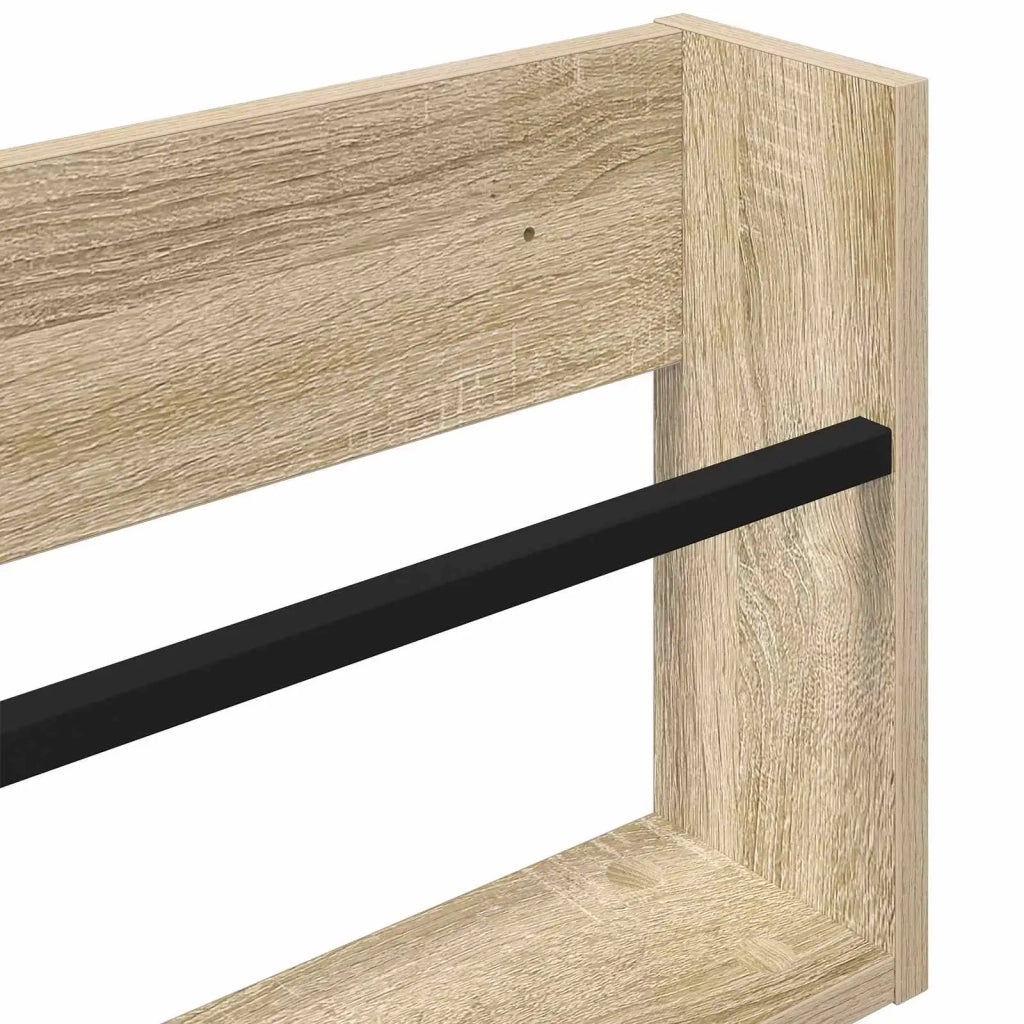 Scaffale per riviste Rovere Sonoma 100 x 12 x 30 cm CFW9295243