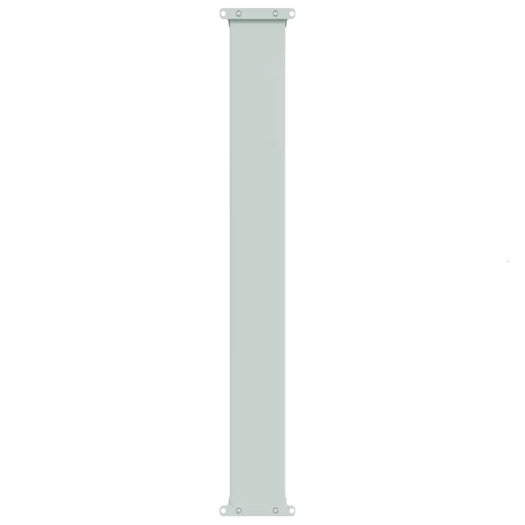 Tenda Laterale Retrattile per Patio 117x614 cm Nera 317946