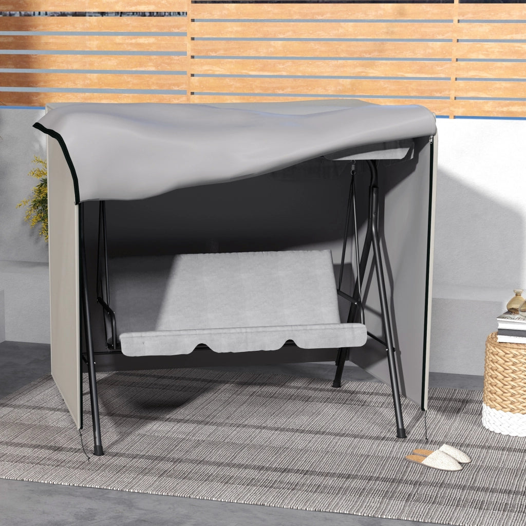 Copertura per amaca da giardino ¨C Minimal ¨C Grigio, Poliestere, 177x114x152 cm