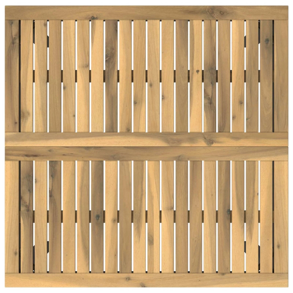 Tavolo Bar da Giardino Bianco e Nero 80 x 80,5 x 105 cm 901776