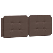Cuscino Testiera Zadar Marrone 120 cm in Similpelle CFW7215576