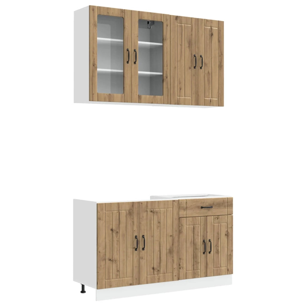 Unità Cucina LUCCA 4 pcs Rovere Artigianale 3438324