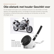 Tanca di carburante di alta qualità - Supporto - Adatto per SV650/SV1000 - Resistente alle scosse - Facile da installare - Resina plastica duratura - Tanca di carburante per motocicletta