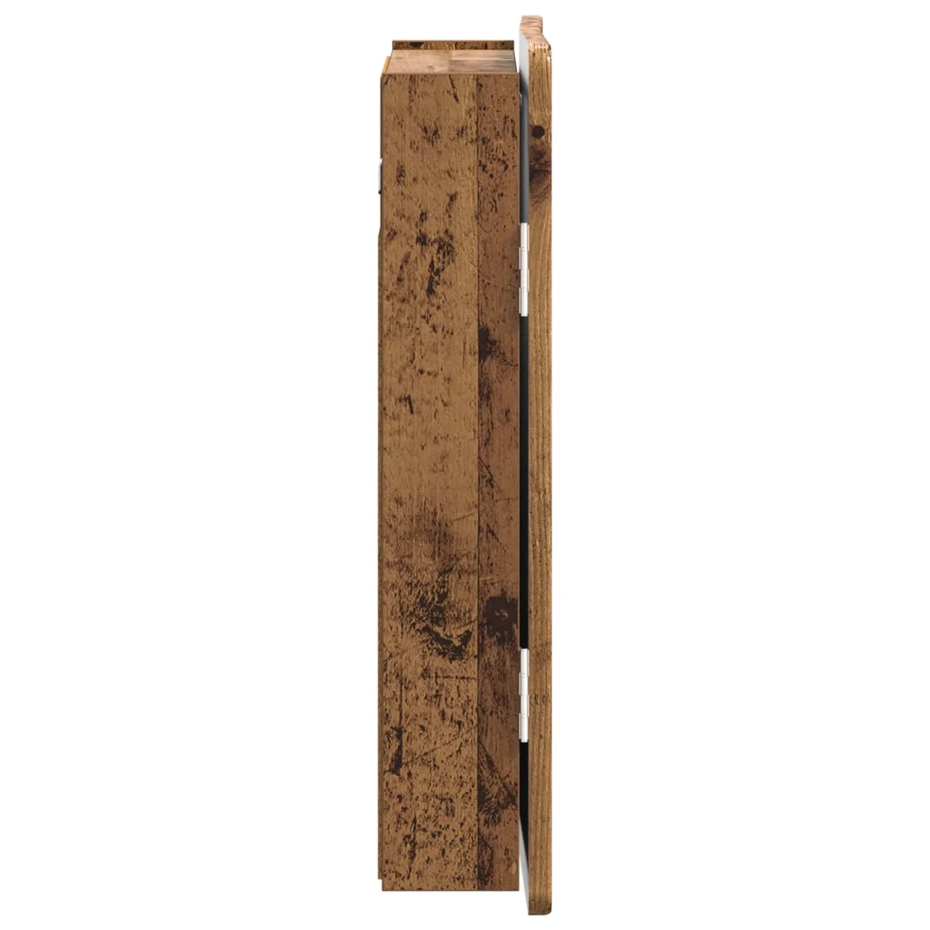 Armadio per Dartboard ZWOLLE Legno antico 52,5 x 10,5 x 57,5 cm 896453