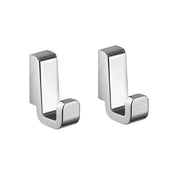 2 appendiabiti da muro in ottone e Cromall A827 Gedy serie SAMOA Cromato