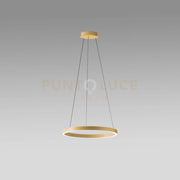 CRISEIDE S/P - LAMPADARIO A SOSPENSIONE ORO 1 LUCE LED 3000K 3100LM 60W DIMMERABILE