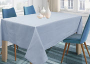 Tovaglia Per Salotto Cucina In Miros Misto Cotone Made In Italy Millerighe RP - 140X360 - Azzurro