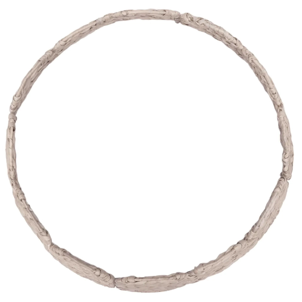 Collare per Albero di Natale Rotondo Bianco Diam. 60 x 22 cm 42048721