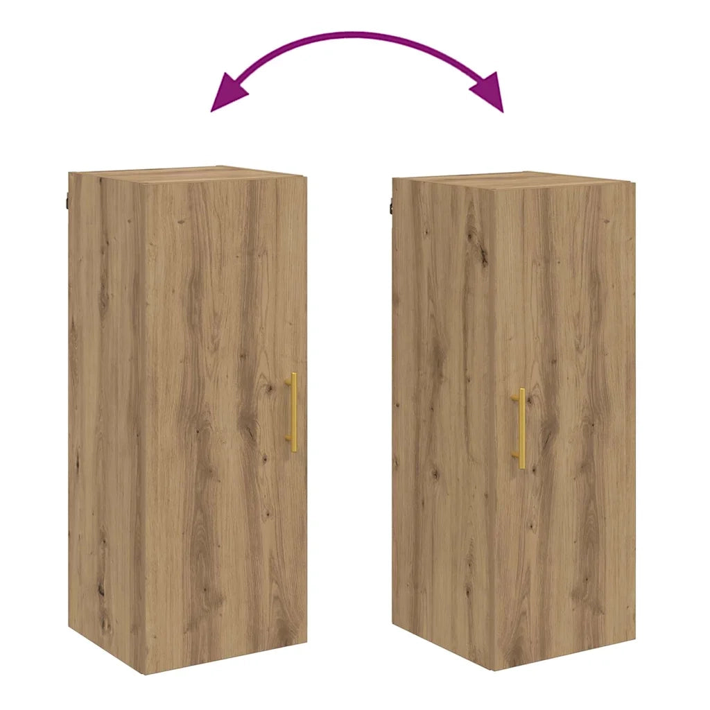 Pensile Rovere artigianale 34,5 x 34 x 90 cm Legno multistrato