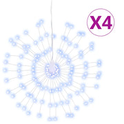 Illuminazioni di Natale Galassia 140 LED-Luci decorative natalizie 4pz Bianco Freddo 17cm