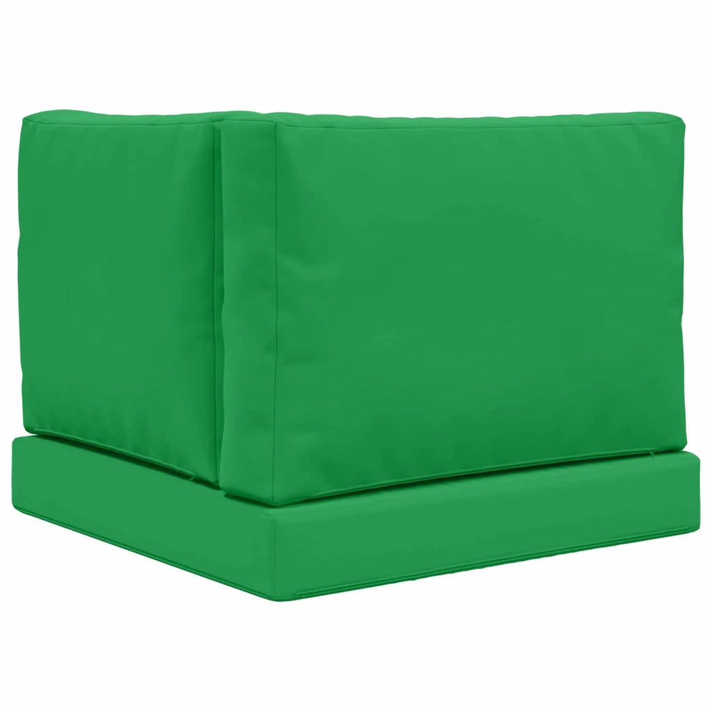 Cuscino per divano da esterno 3 pcs Verde Poliestere