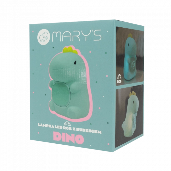 Mary's Lampada Notturna Dino LED RGBW Sveglia Blu