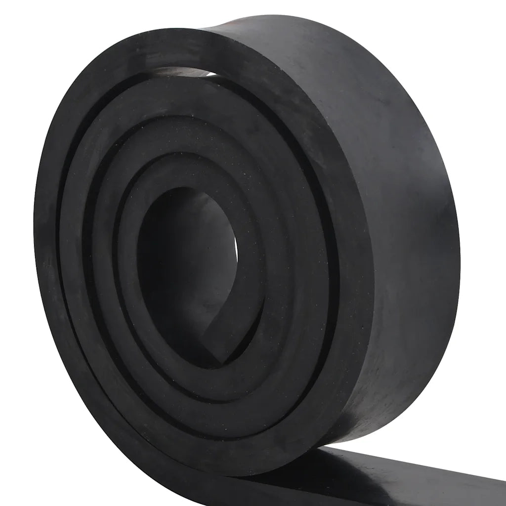 vidaXL Bordo in Gomma per Spazzaneve Nero 250x8x2 cm