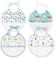 Bambino Unisex 2159P4 Slabbetje, Multicolore, 0-3 Mesi