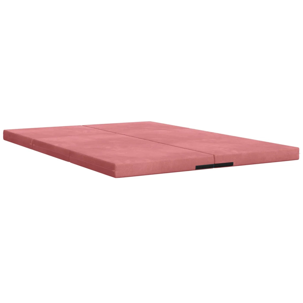 Divano Letto Pieghevole 140 x 67 x 45 cm Rosa 900278