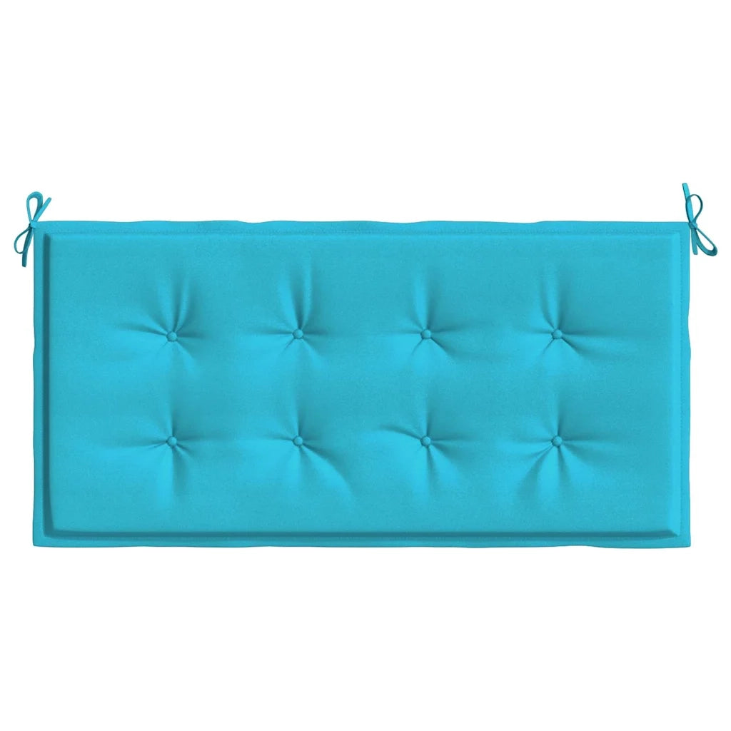 vidaXL Cuscino per Panchina da Giardino Turchese 100 x 50 x 4 cm