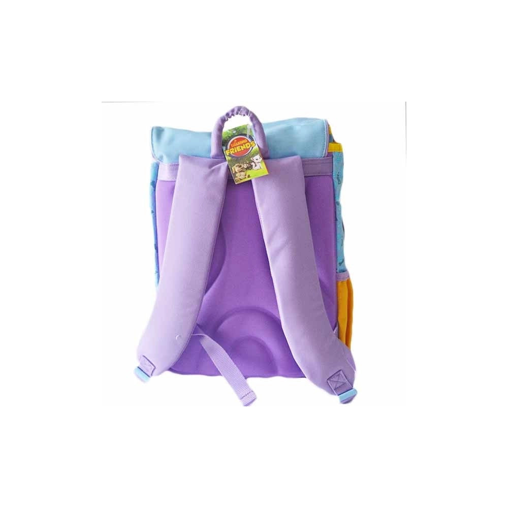 Trade Shop - Zaino Estensibile Scuola Tempo Libero Talking Friends Ben O Angela -
