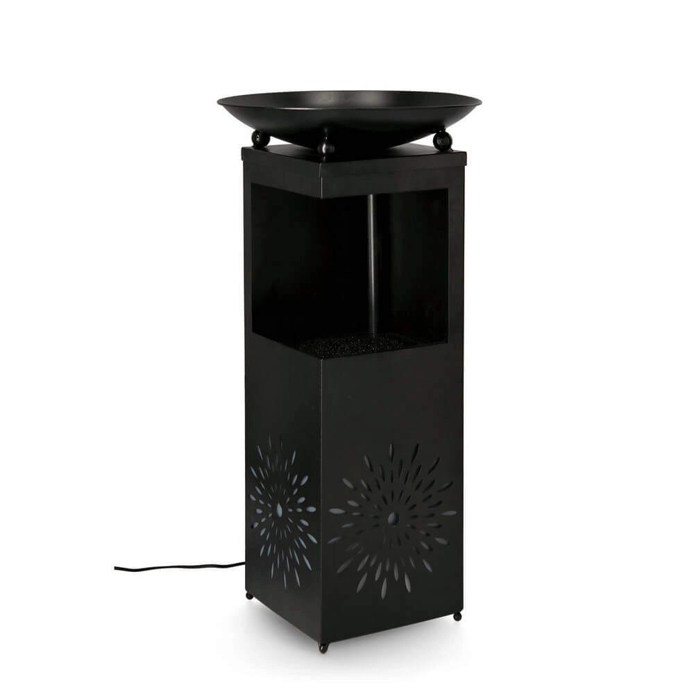 Fontana da Giardino in Metallo con Luce LED Incorporata - SNOWFLAKE