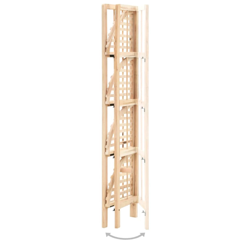 Pratico scaffale angolare di design in legno di cedro 110 cm 2702056/3