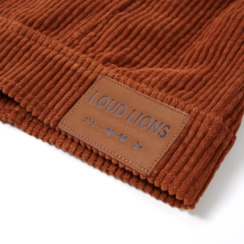 Giacca per Bambini in Velluto a Coste Cognac 104 CFW2923399