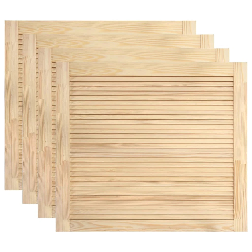 Porte a persiana a 4 pezzi legno di pino massiccio 39,5x49,4 cm 02_0003915