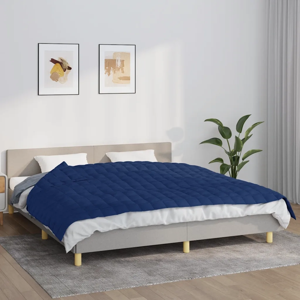 Coperta Ponderata Blu 155x220 cm 11 kg Tessuto cod mxl 66840