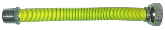 raccordo inox estensibile gas 1/2 mf 200-400 giallo cod:ferx.96161
