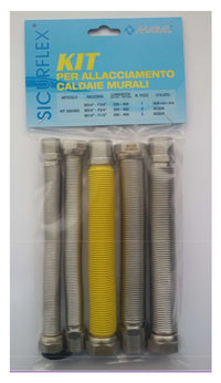 kit raccordo inox estensibile 3/4 per caldaia kit cod:ferx.96164