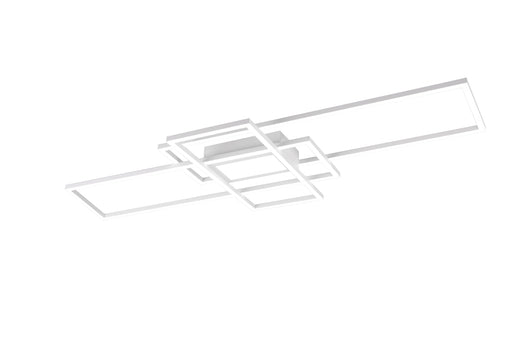 Plafoniera da Interno a LED in Metallo Bianco Opaco