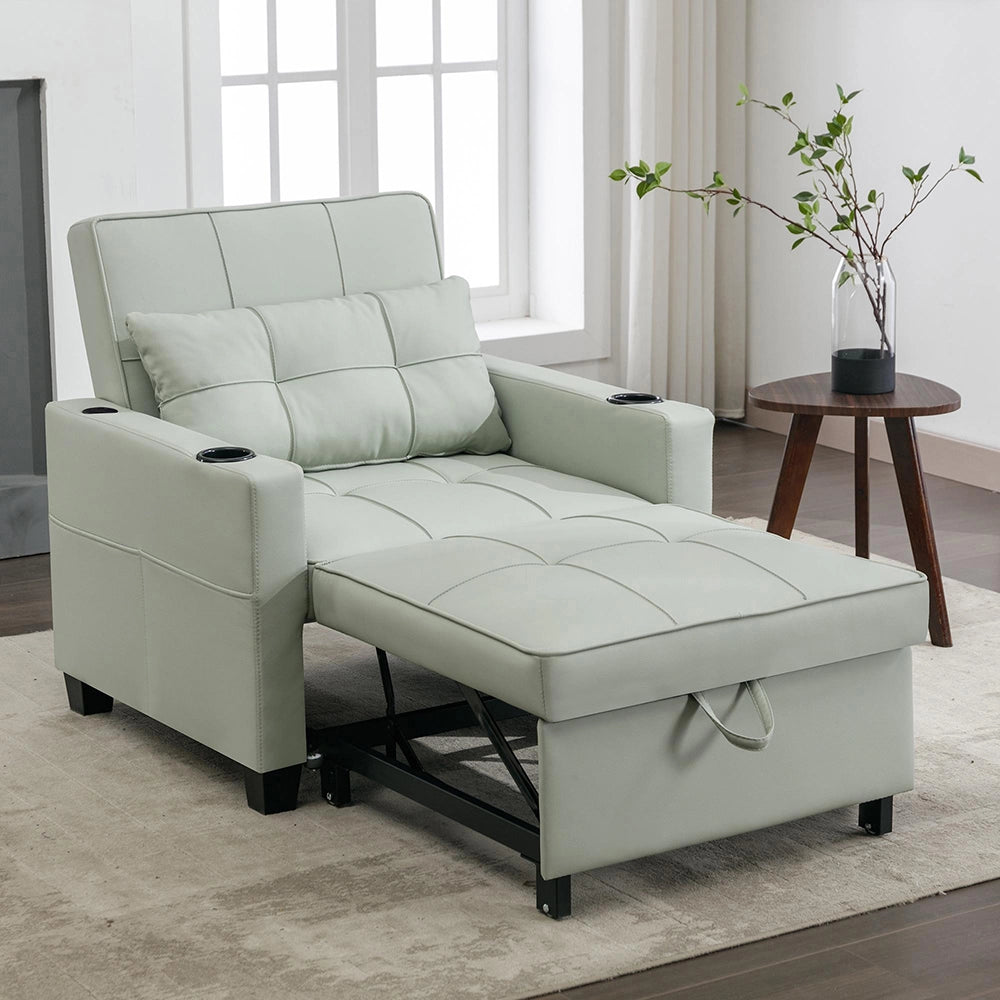 Divano letto 3 in 1 - Xylo - Estensibile con porta bicchieri e USB