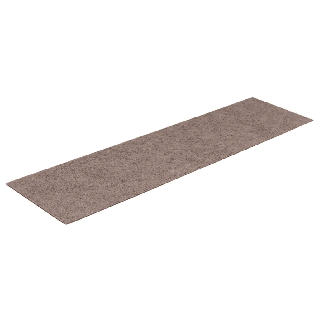 Tappetini per scale autoadesivi 30 pz 76x20 cm marrone chiaro rettangolari 3365721