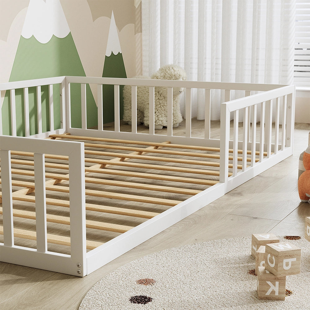 Vitalispa Letto per bambini Bianco 205 x 145 cm senza materasso