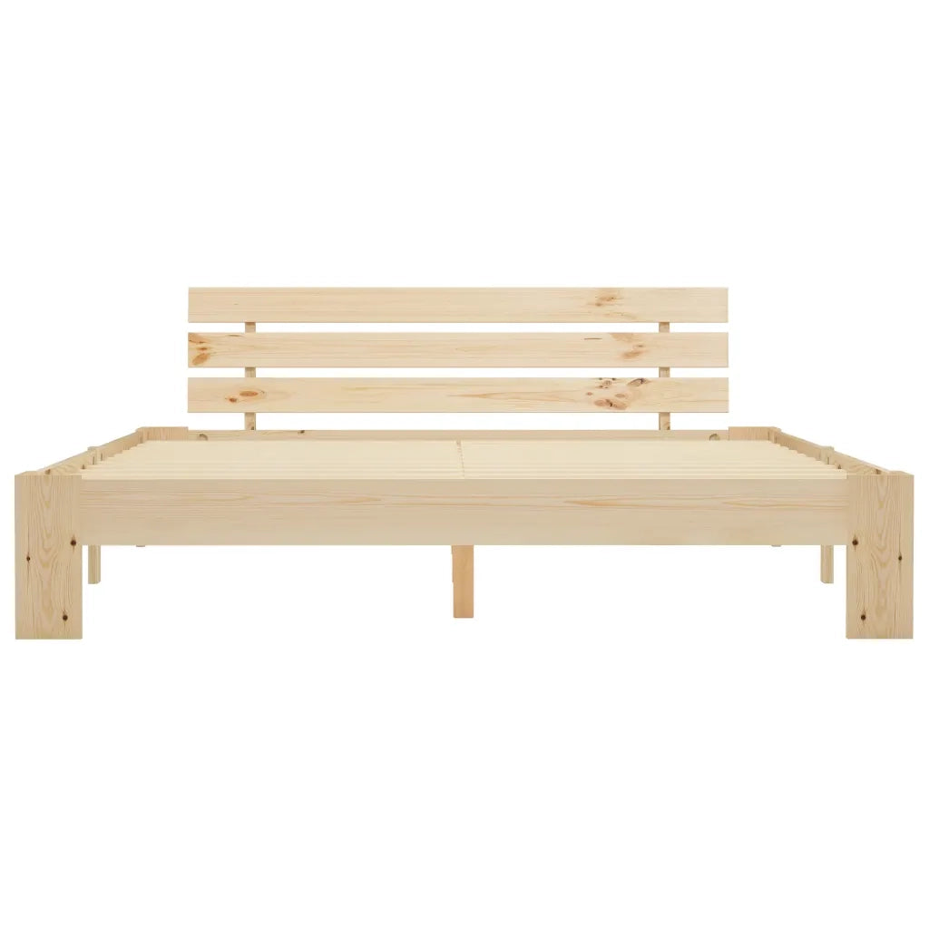 Giroletto senza Materasso-Struttura Letto 160x200 cm in Legno Massello di Pino 363884