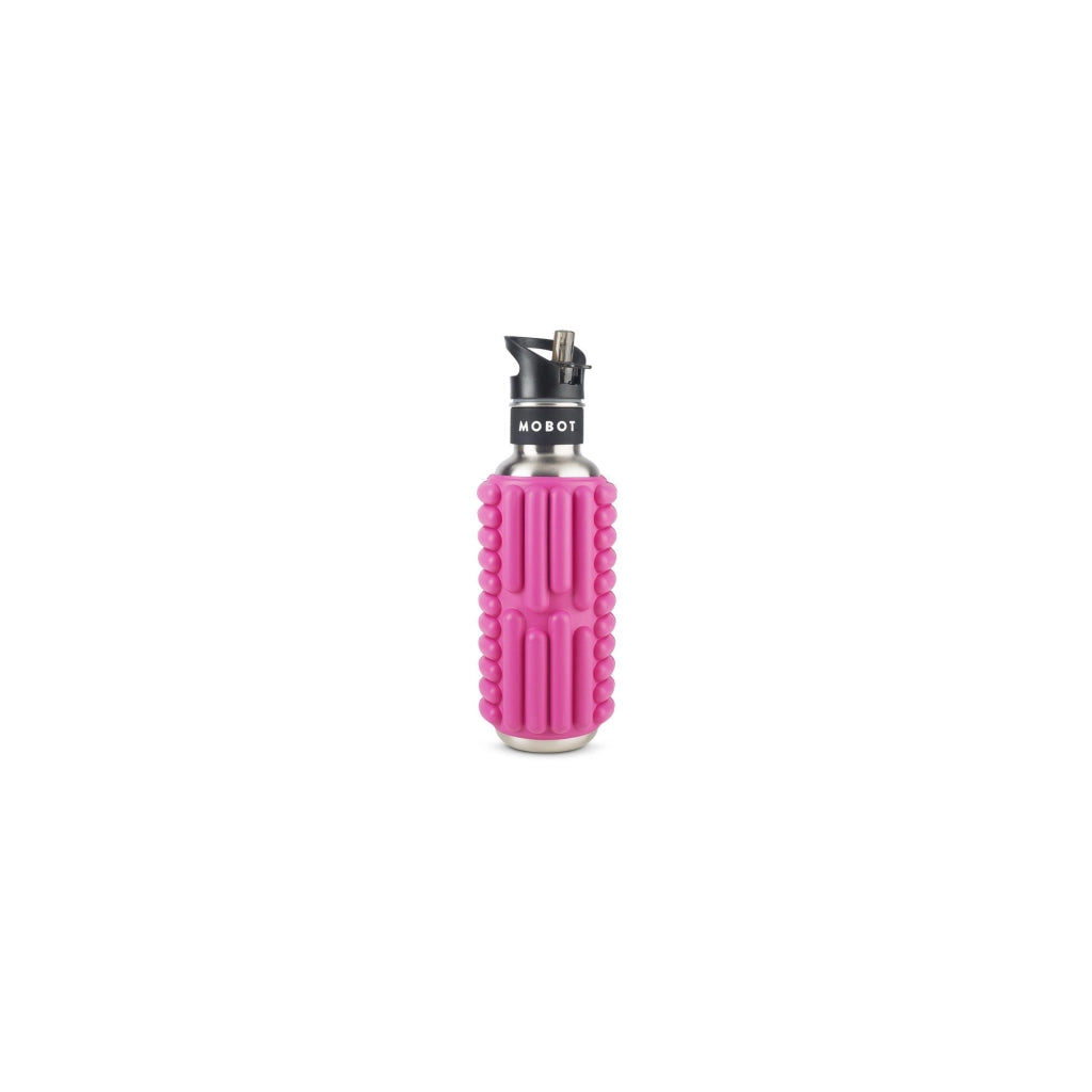 Bottiglia sportiva - Mobot - Funzione rullo massaggiante 2 in 1 - Rosa