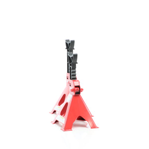 Set di 2 cavalletti di supporto da max 3000 kg ciascuno Colonnetta di sostegno