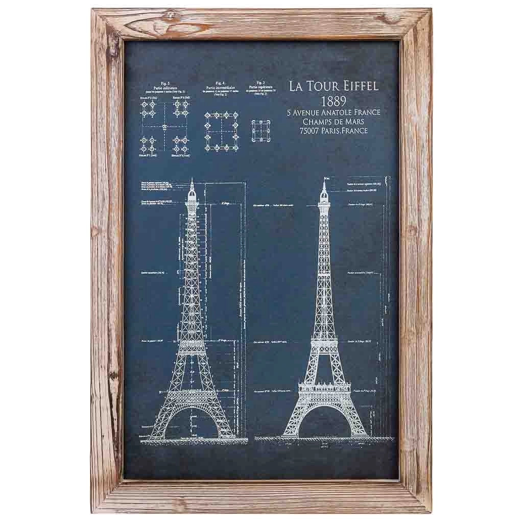 Quadro in tela stampata con cornice in legno, 40x60x1,5