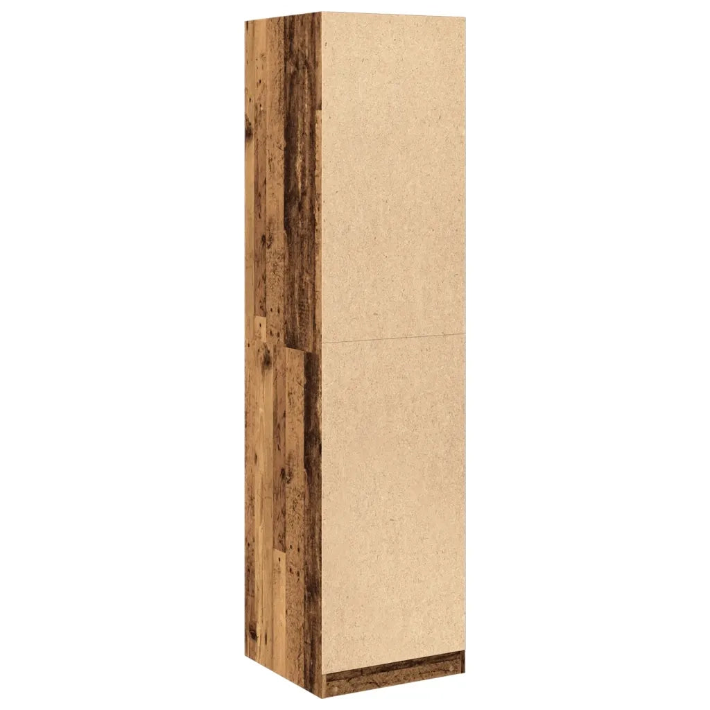 Armadio Legno Antico 50x50x200 cm in Legno Multistrato