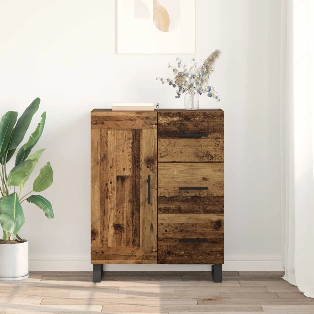 Credenza | Madia | Buffet da pranzo | Armadio da pranzo con cassetto Legno vecchio 69,5 x 34 x 90 cm