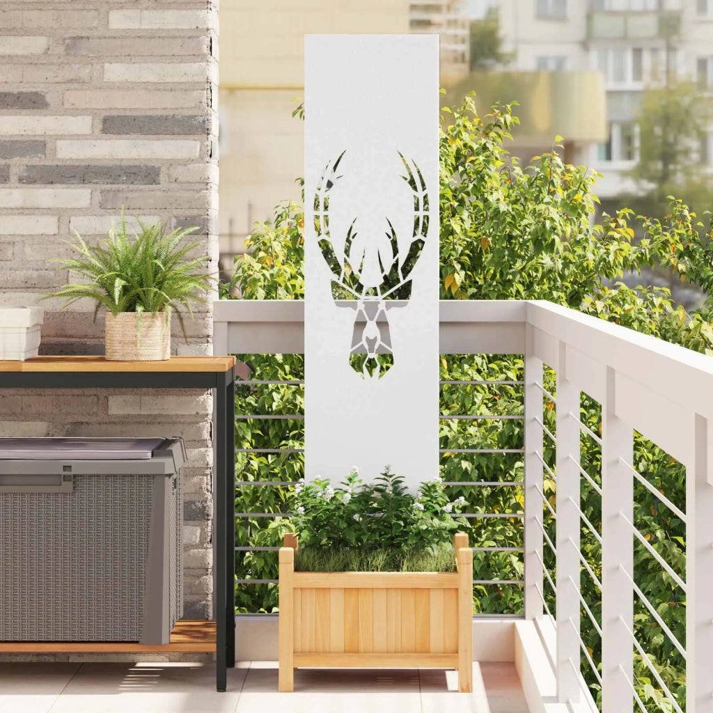 Schermo per privacy in giardino Bianco 32 x 140 cm CFW6157317