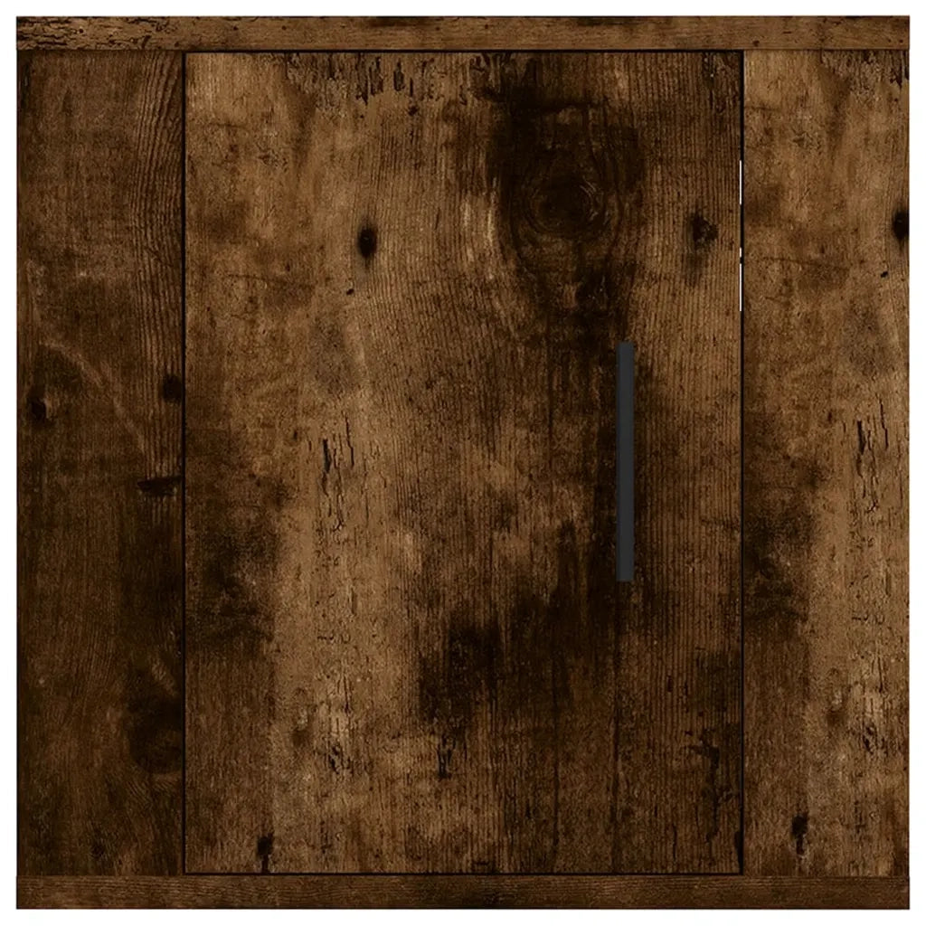 Mobili Porta TV a Parete 2 pz | Armadietto TV | Mobile Porta TV Rovere Fumo 40x34,5x40 cm