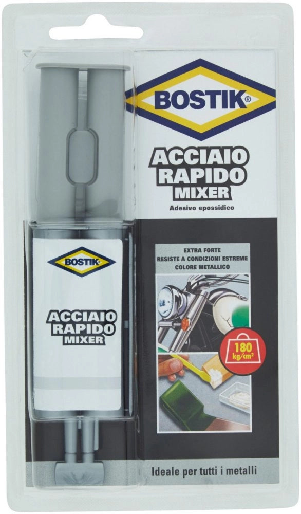 12pz bostik acciaio rapido mixer 24 ml cod:ferx.41505