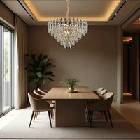 Lampada Cristal G057-cp 50cm Gold