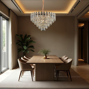 Lampada Cristal G057-cp 50cm Gold