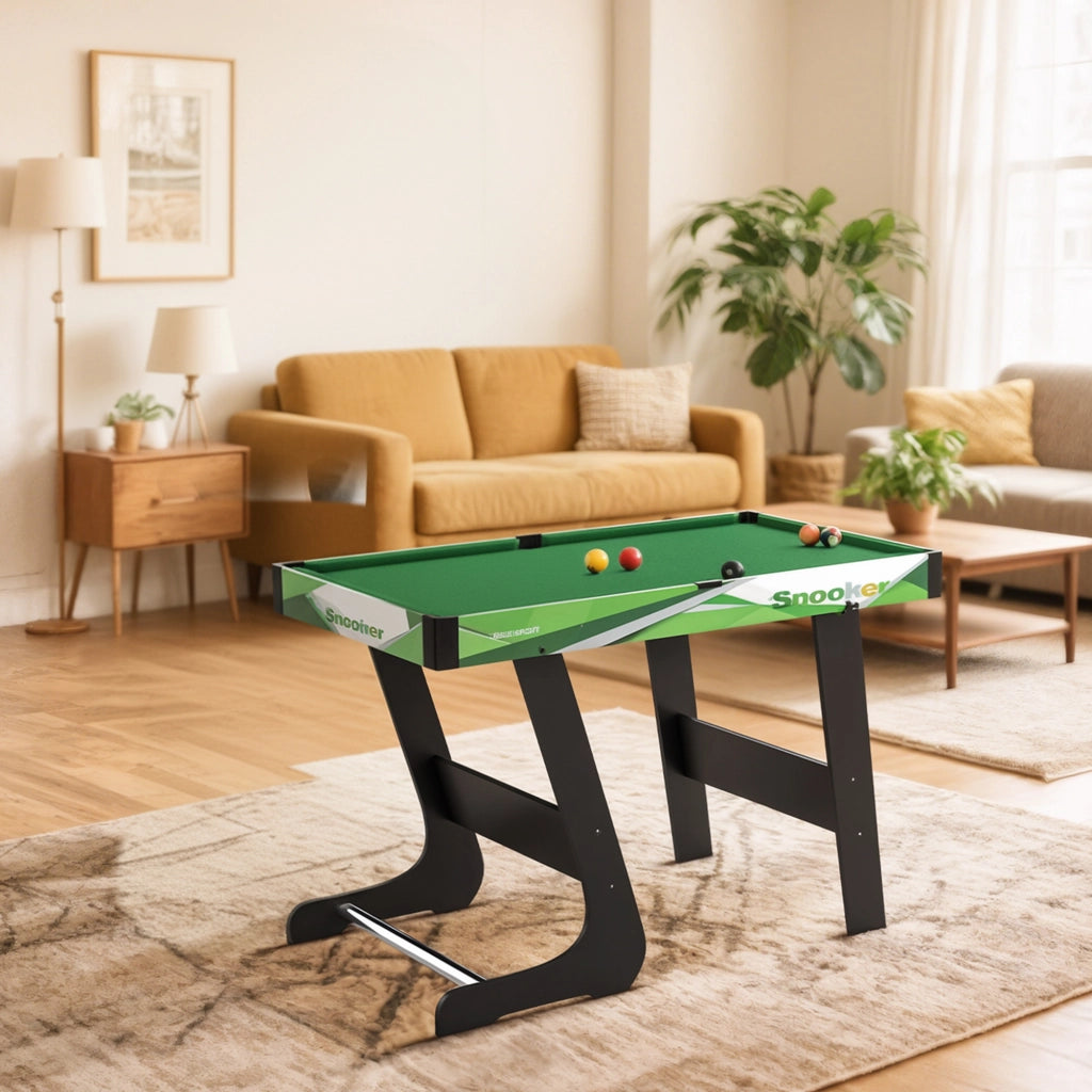 Tavolo da Biliardo Pieghevole con Accessori ¨C Zephmum ¨C 104x55.5x68 cm