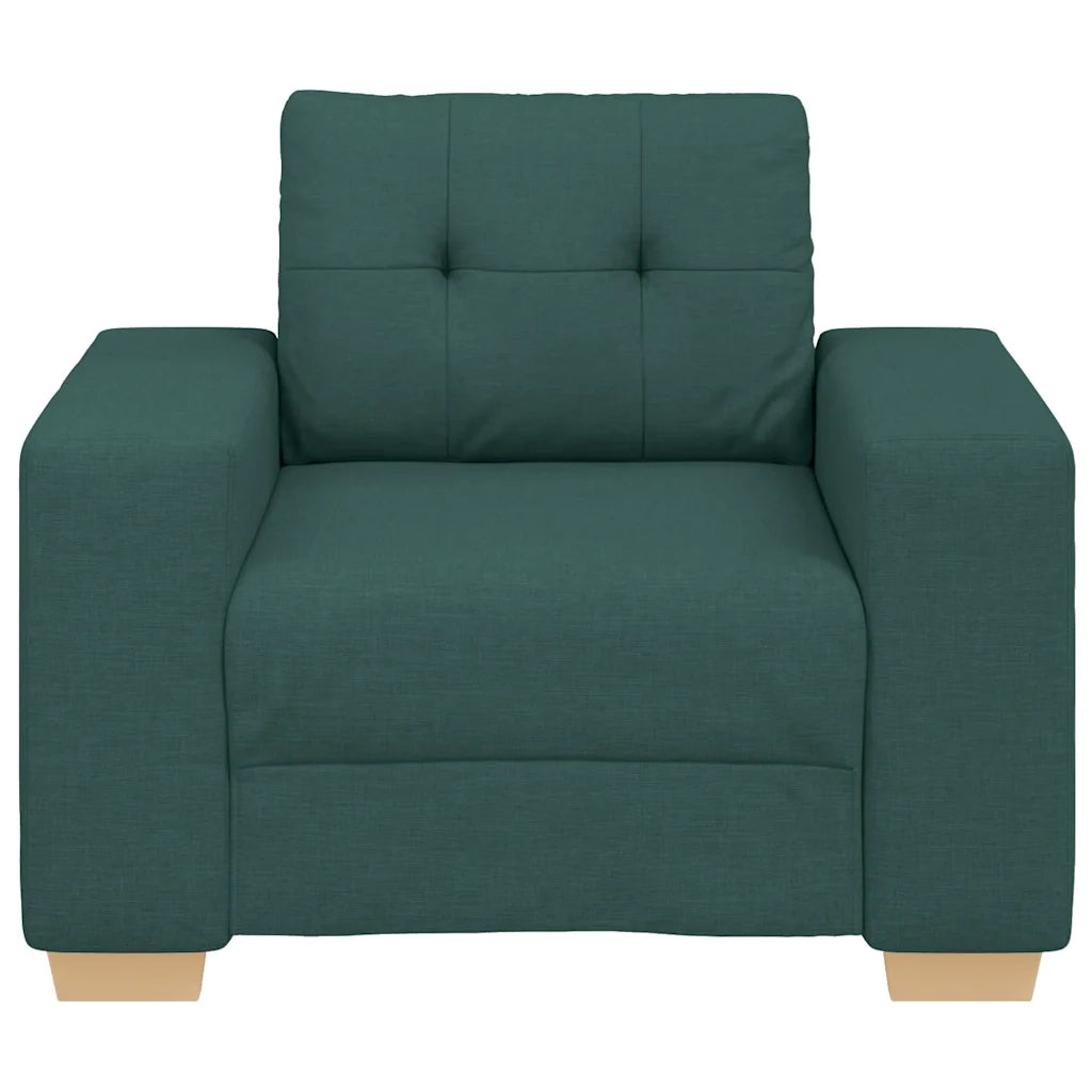 Divano Sedia Verde Scuro 100x78x80 cm in Tessuto 4105063