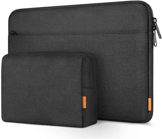 Tas per Laptop con Accessorio contenitore - Tas di Protezione per Laptop - Con Compartimento per Cavi e Accessori - Adatto per Diverse Modelli di Laptop